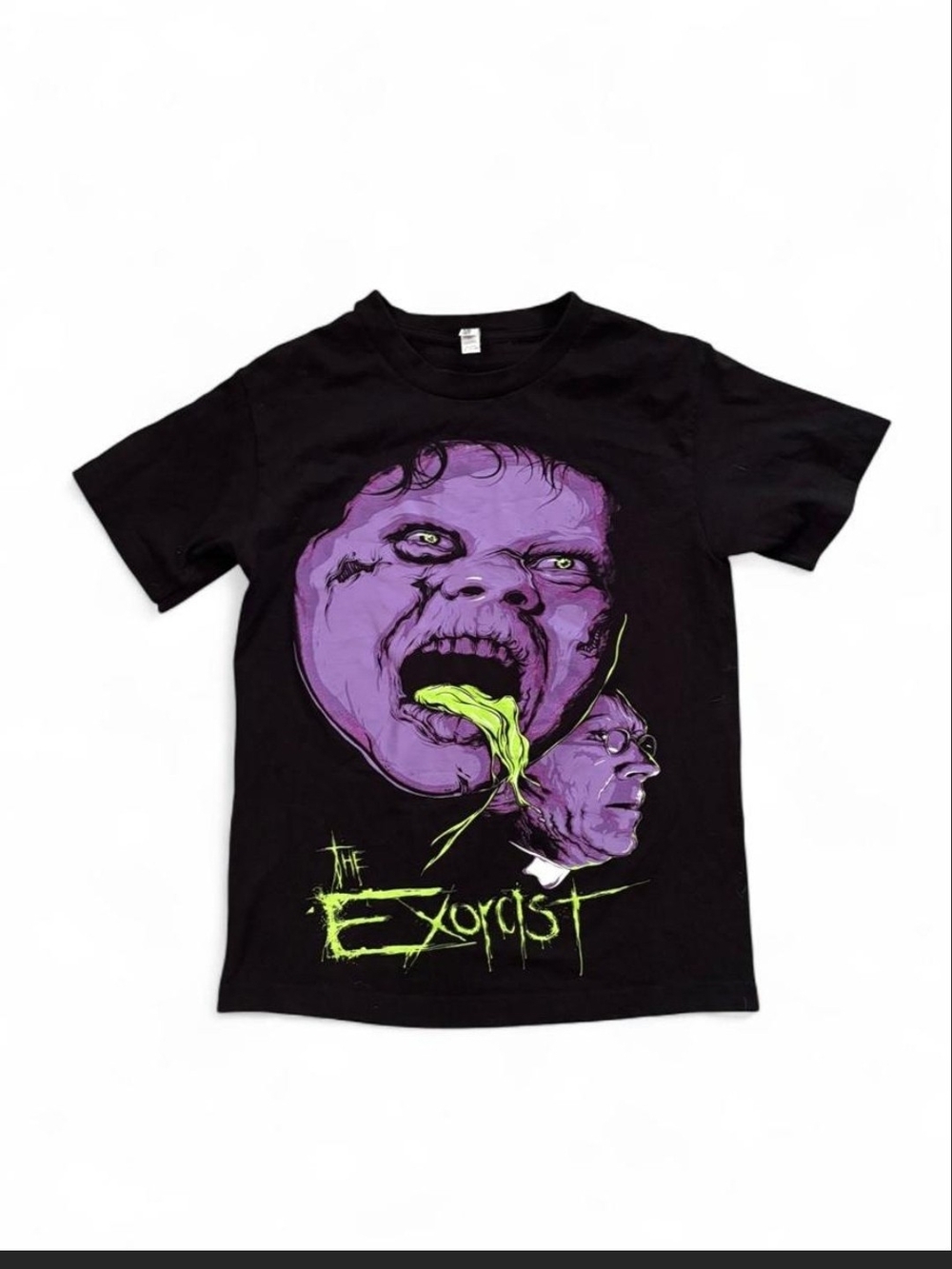 The Exorcist Graphic Tee - Black & Purple